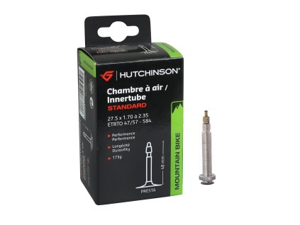 duše HUTCHINSON 27,5x1,7/ 2,35 FV 48mm, krabička (typ klasické, rozměr 27,5 palců, ventilek FV - galuskový)