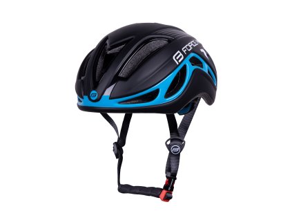 přilba FORCE REX, černo-modrá, (velikost  S-M)