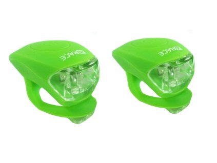 Sada blikaček přední+zadní 4RACE LS03 silicon zelené