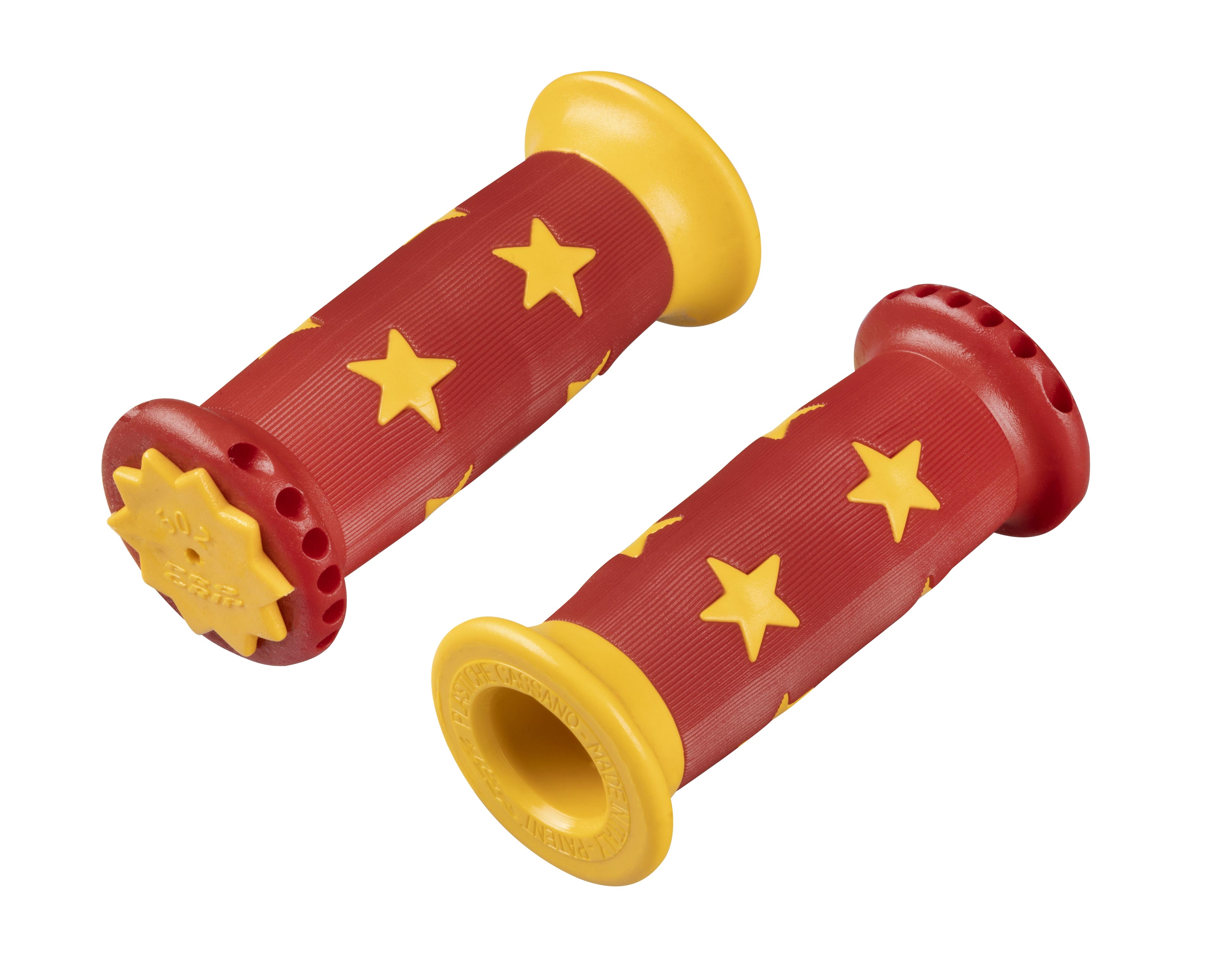 PRO GRIP madla STAR gumová dětská, červeno-žlutá, OEM Typ: nejištěná, materiál: guma