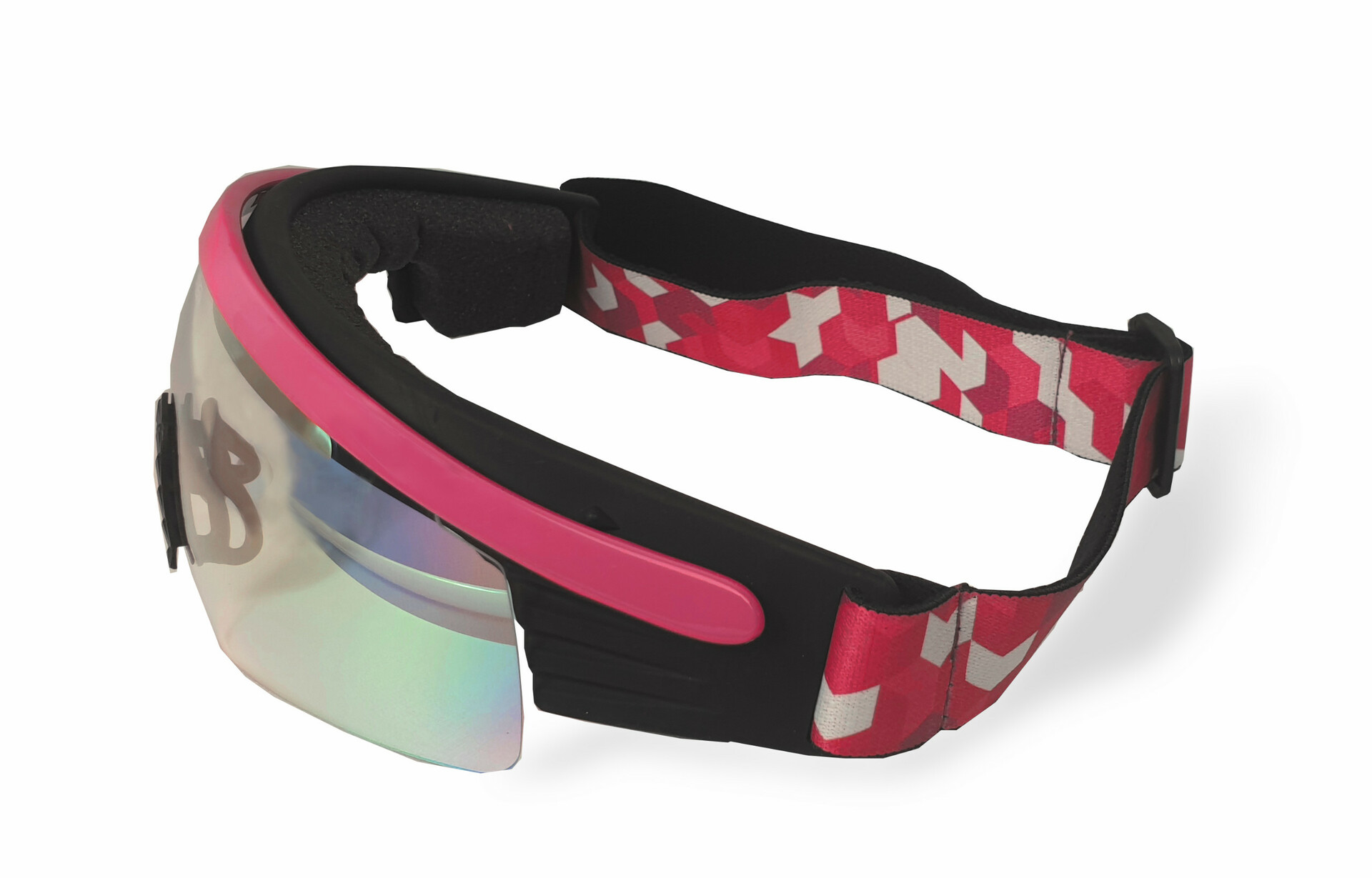 Běžkařské a biatlonové brýle Haven, odklopitelné, růžové
