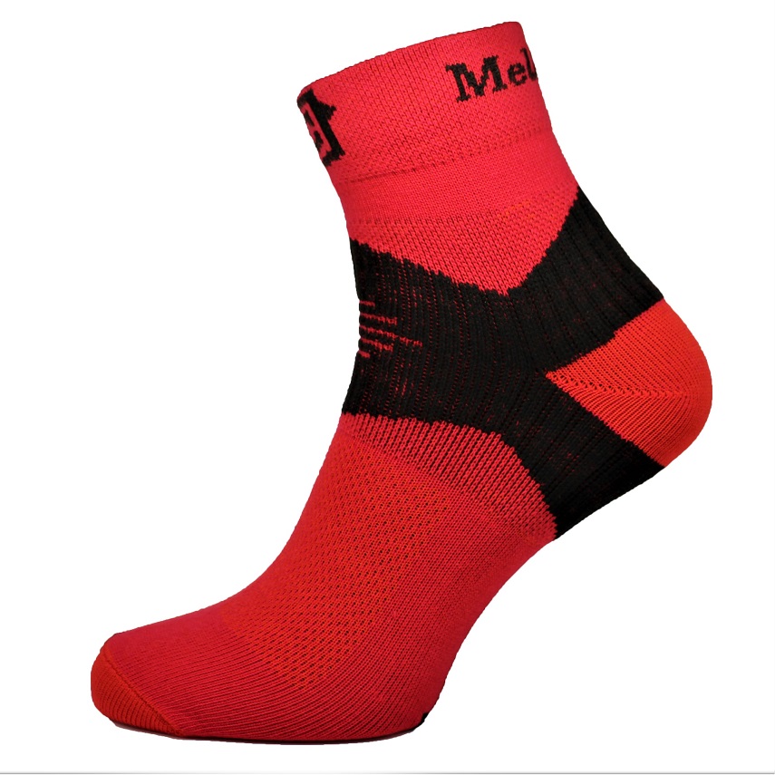 Ponožky MelCon activ červené Velikost: 39 - 42 EU