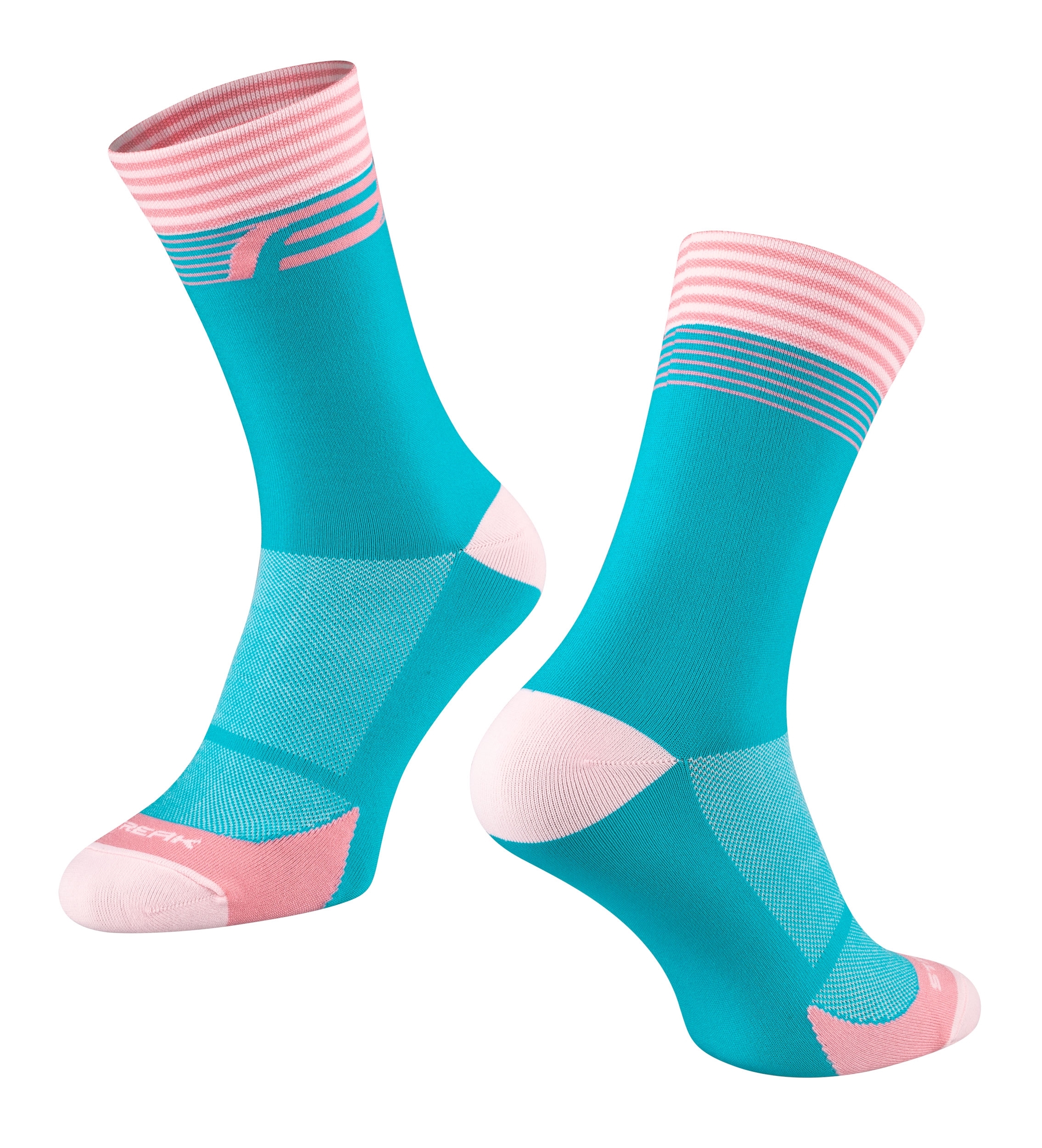 ponožky FORCE STREAK, modro-růžové L-XL/42-46 Velikost: L-XL