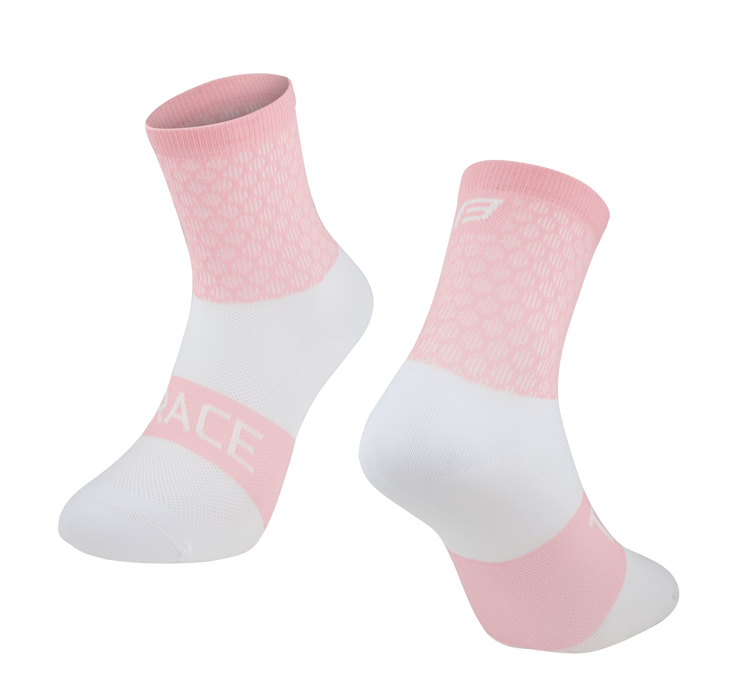 ponožky FORCE TRACE, růžovo-bílé S-M/36-41 Velikost: S-M