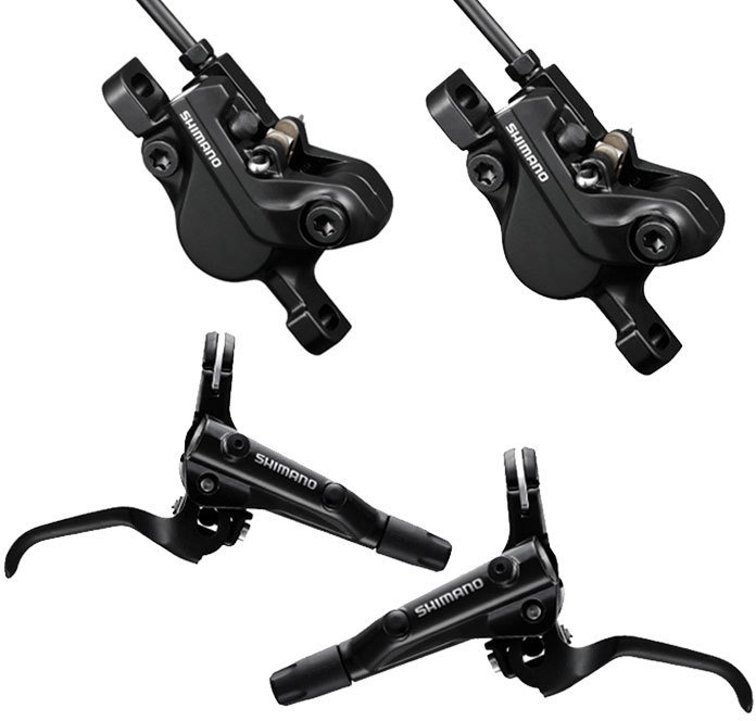 Brzdový set přední + zadní Shimano Deore MT500