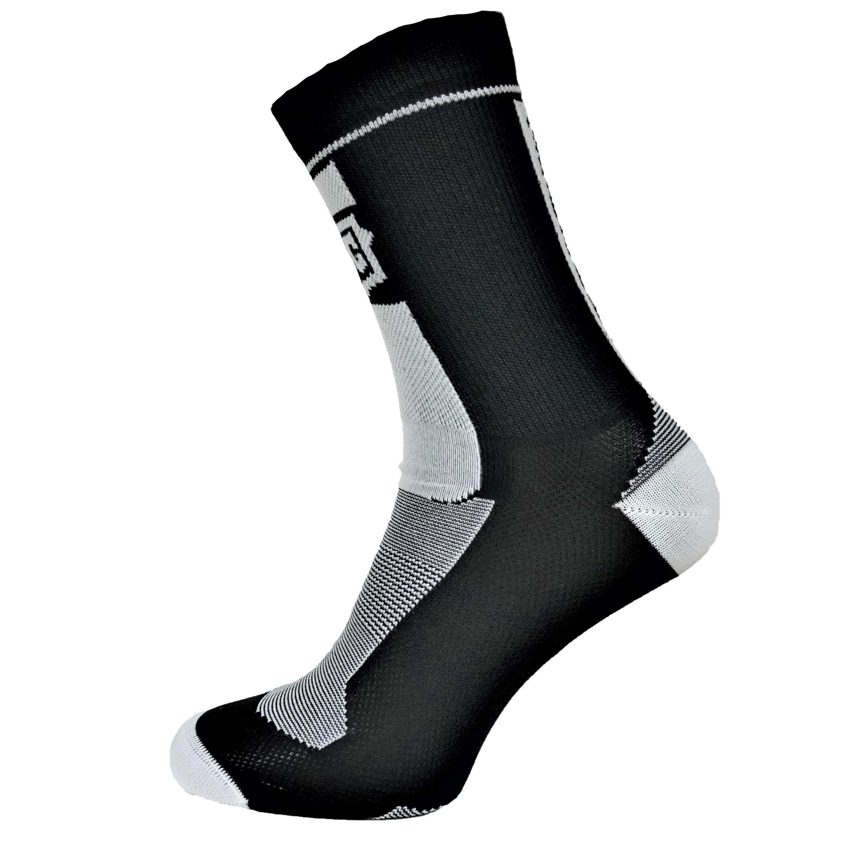Ponožky MelCon silver antibakteriální černo bílé Velikost: 39 - 42 EU