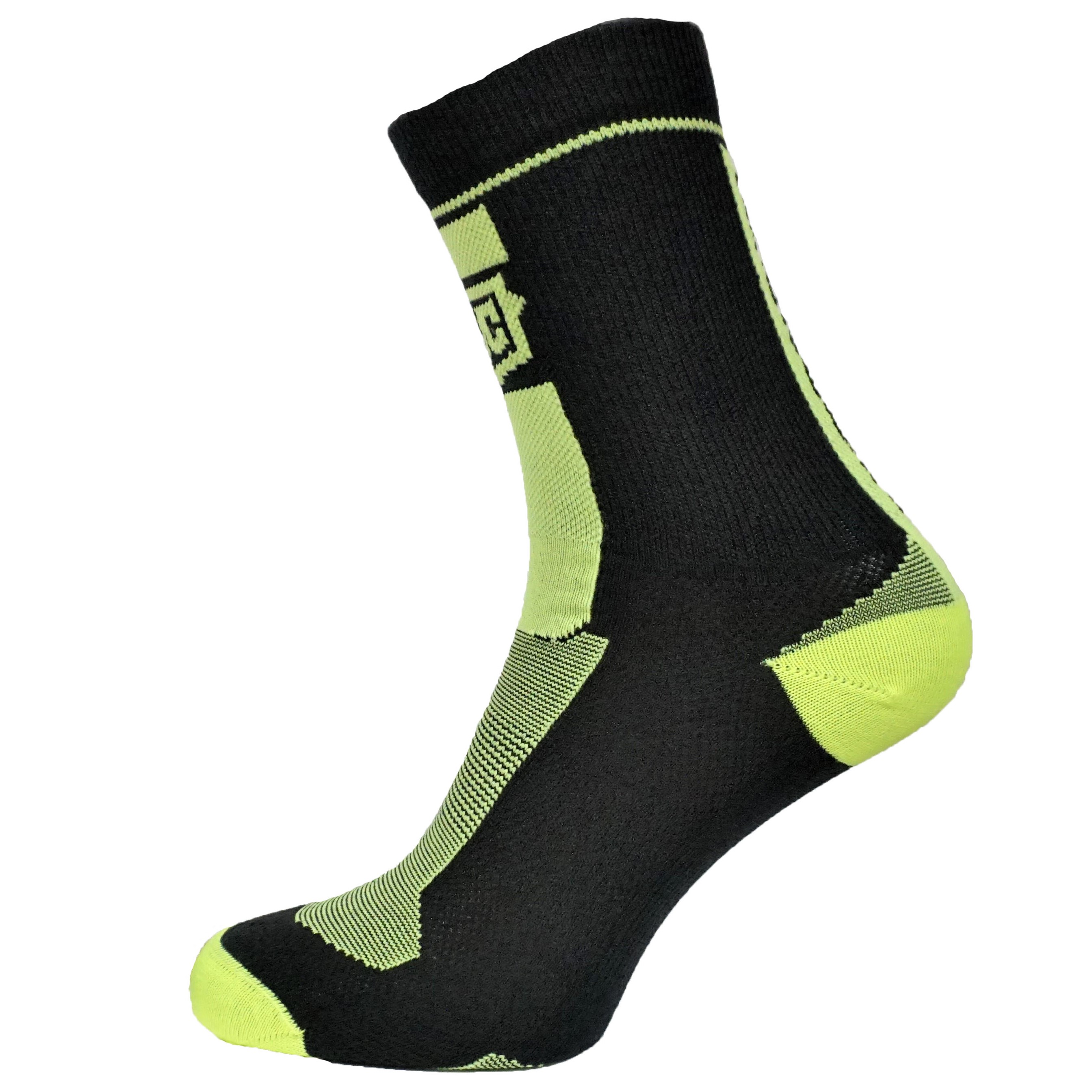 Ponožky MelCon silver antibakteriální černé fluo Velikost: 39 - 42 EU