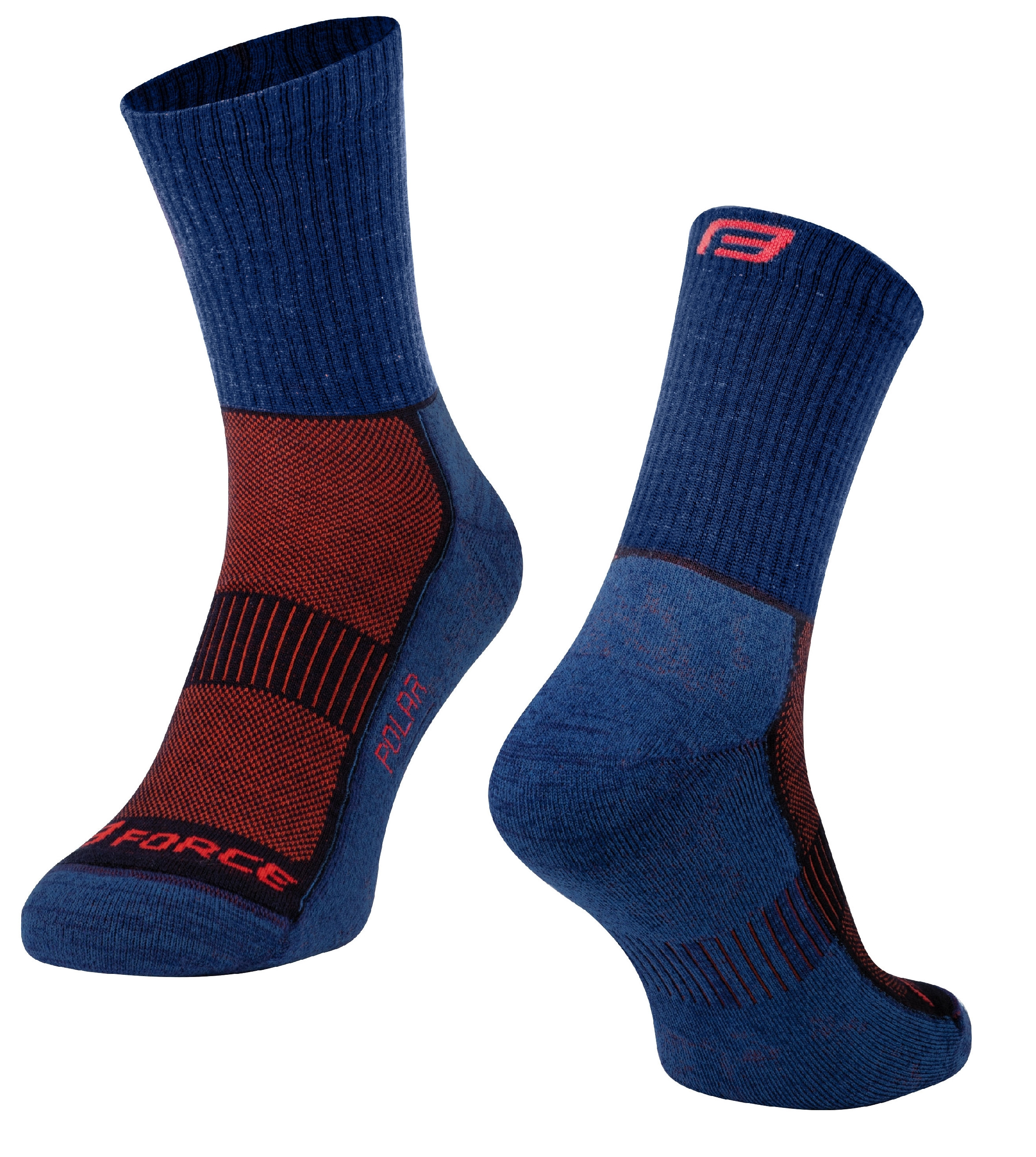 ponožky FORCE POLAR, modré S-M/36-41 Velikost: S-M