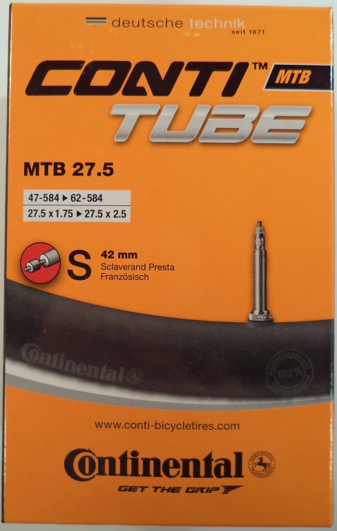 duše Continental MTB 27.5 (47/62-584) FV/42mm