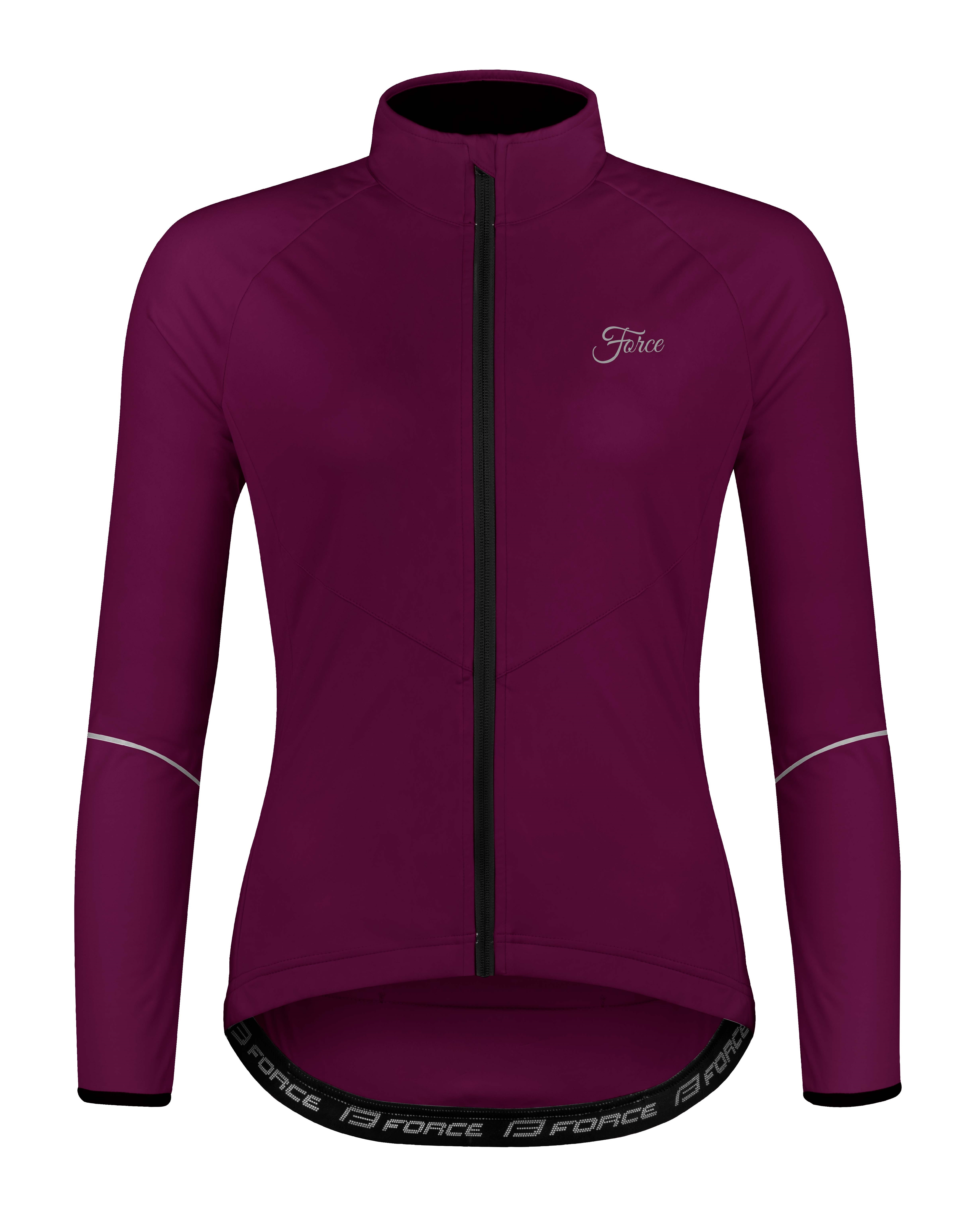 bunda FORCE ARROW LADY softshell, fialová Velikost: L