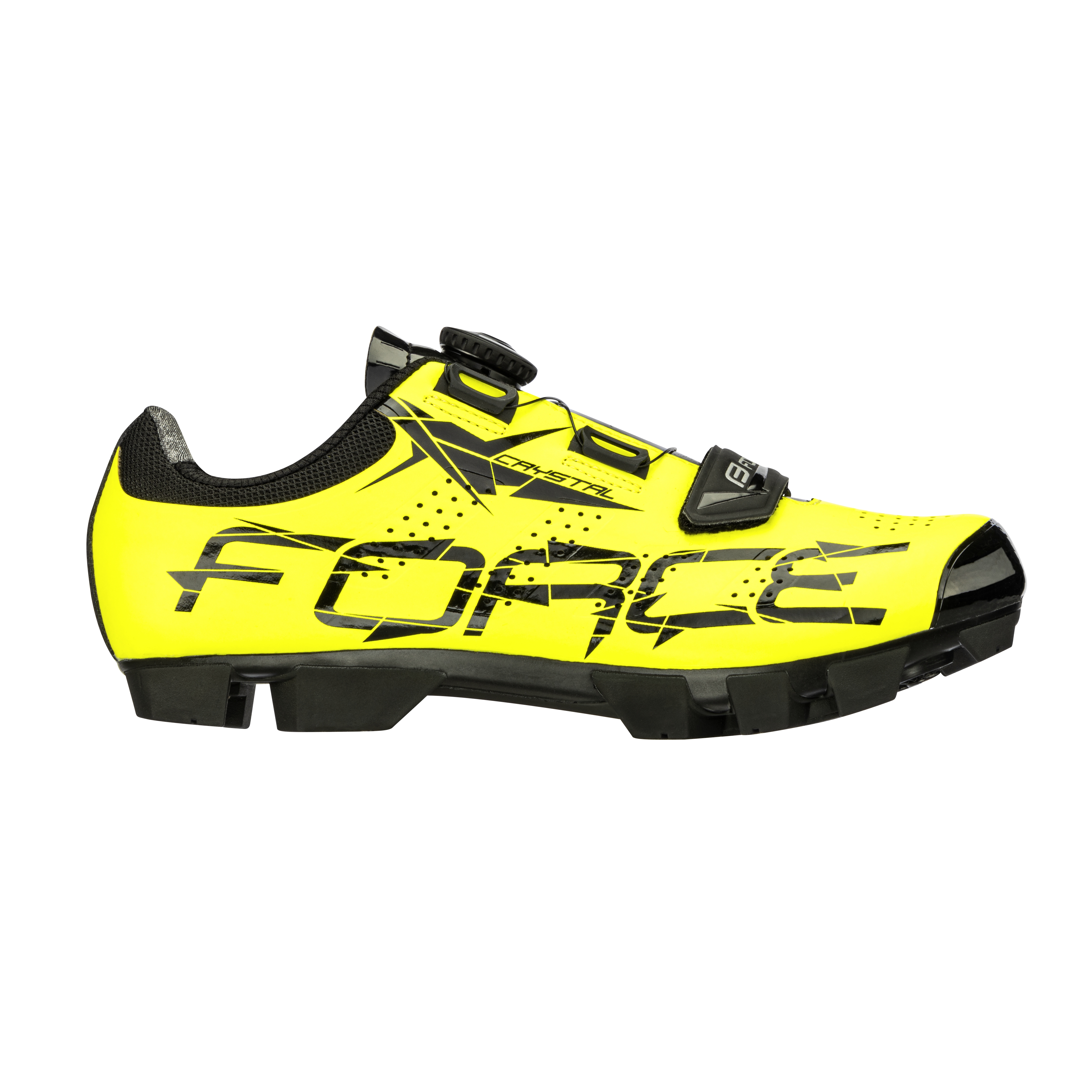 tretry FORCE MTB CRYSTAL, fluo Barva: Fluo, Velikost: 36