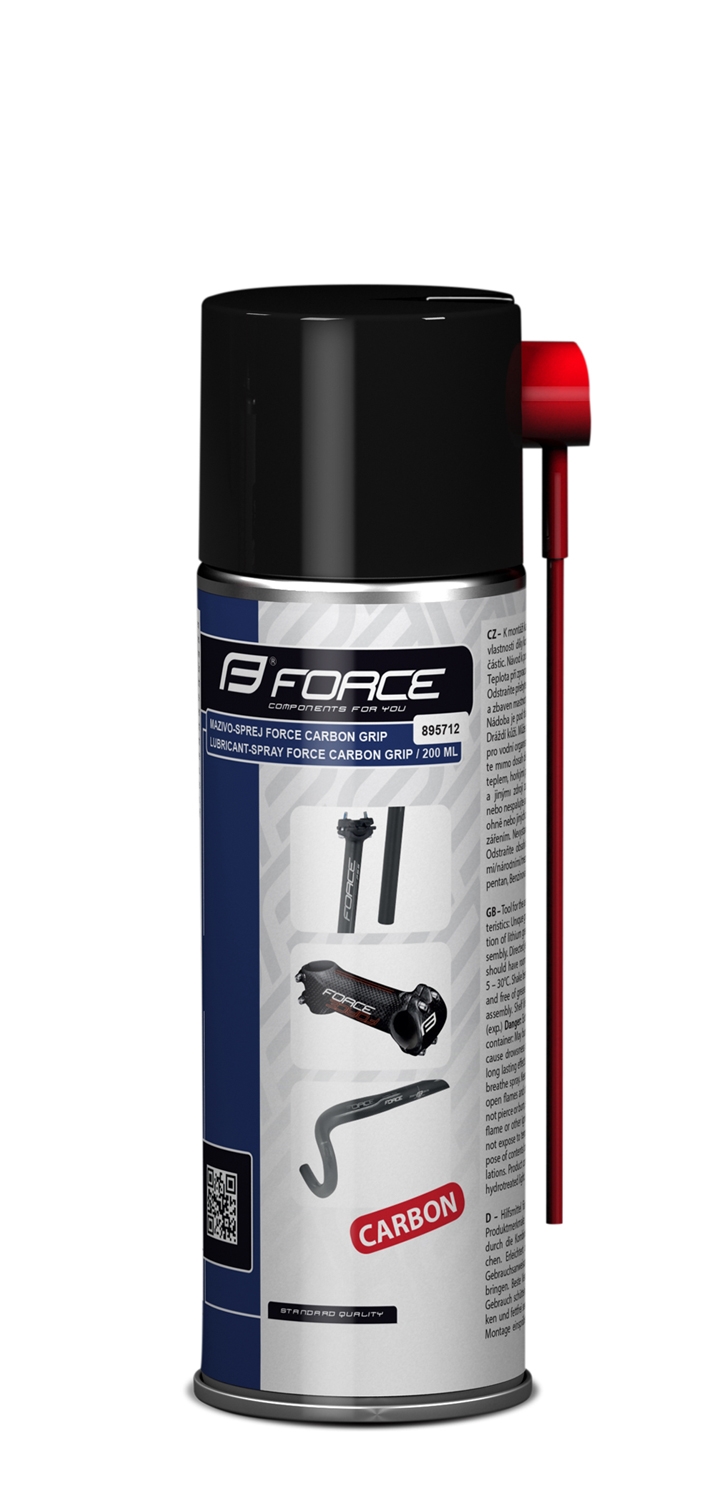 mazivo-sprej FORCE Carbon Grip 200ml