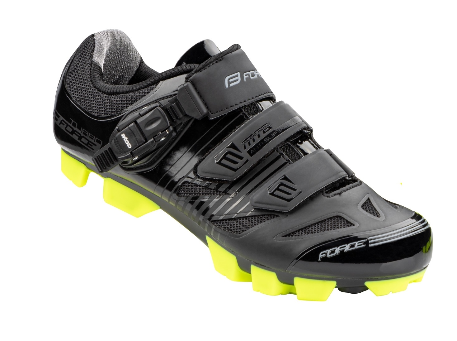 tretry Force MTB Turbo, černo-fluo Velikost: 41