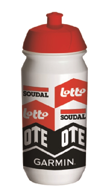 láhev TACX BIO TEAM LOTTO SOUDAL 0,5 l Barva: Červená, objem: menší než 0,65 l