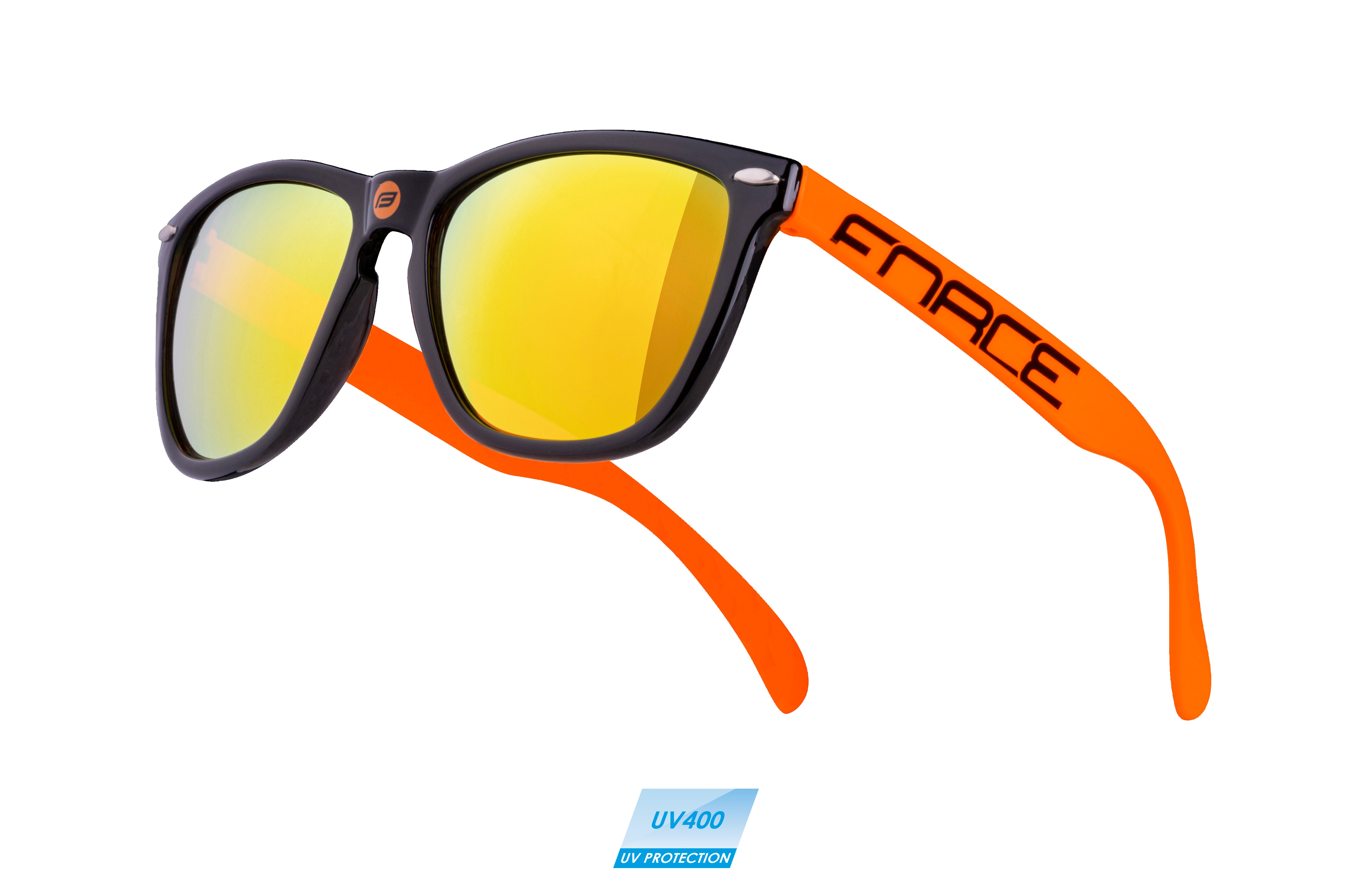 brýle FORCE FREE černo-oranžové, oranž. laser skla varianta: barva: oranžová, skla: polykarbonátová, určení: civilní, Řada: Red line