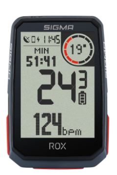 počítač SIGMA ROX 4.0, GPS HR, 30 funkcí, černý