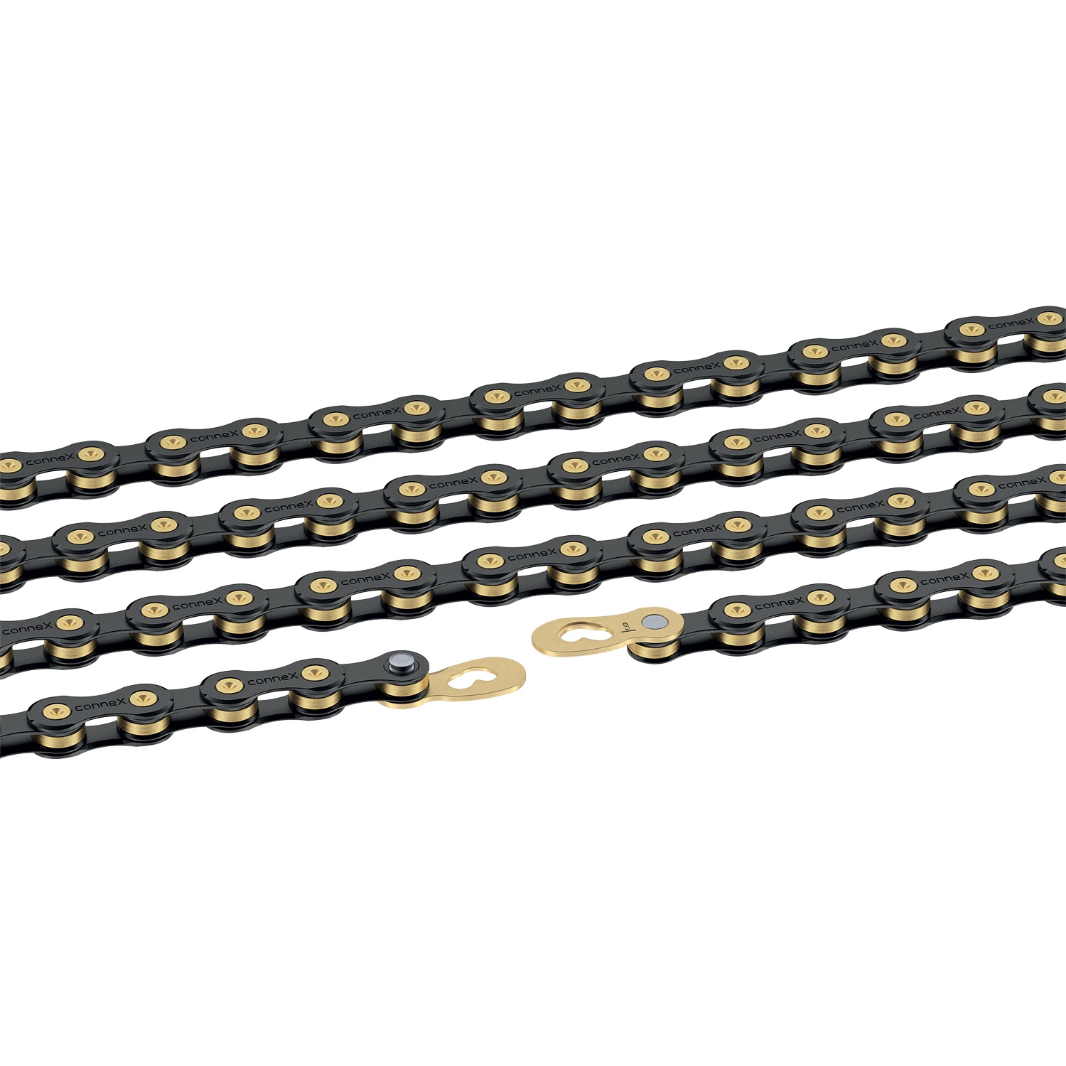 řetěz CONNEX 9sB pro 9-kolo, černo-zlatý