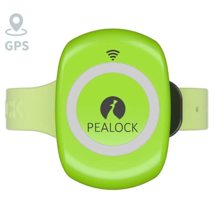 zámek PEALOCK 2, elektronický s GPS, zelený Typ: elektronický, držák: ne