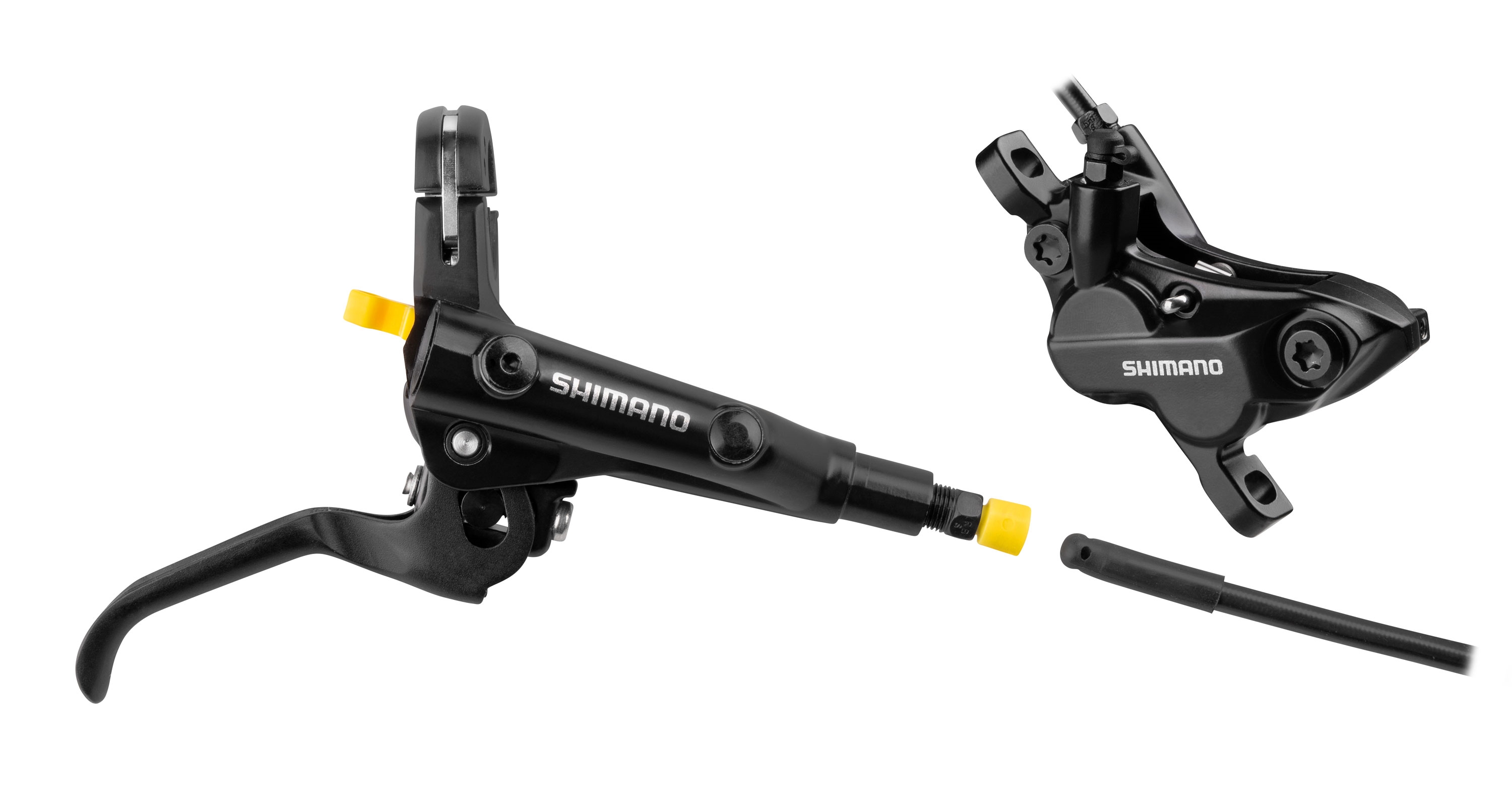 SHIMANO brzda kotoučová zadní komplet MT520 černá 170 cm