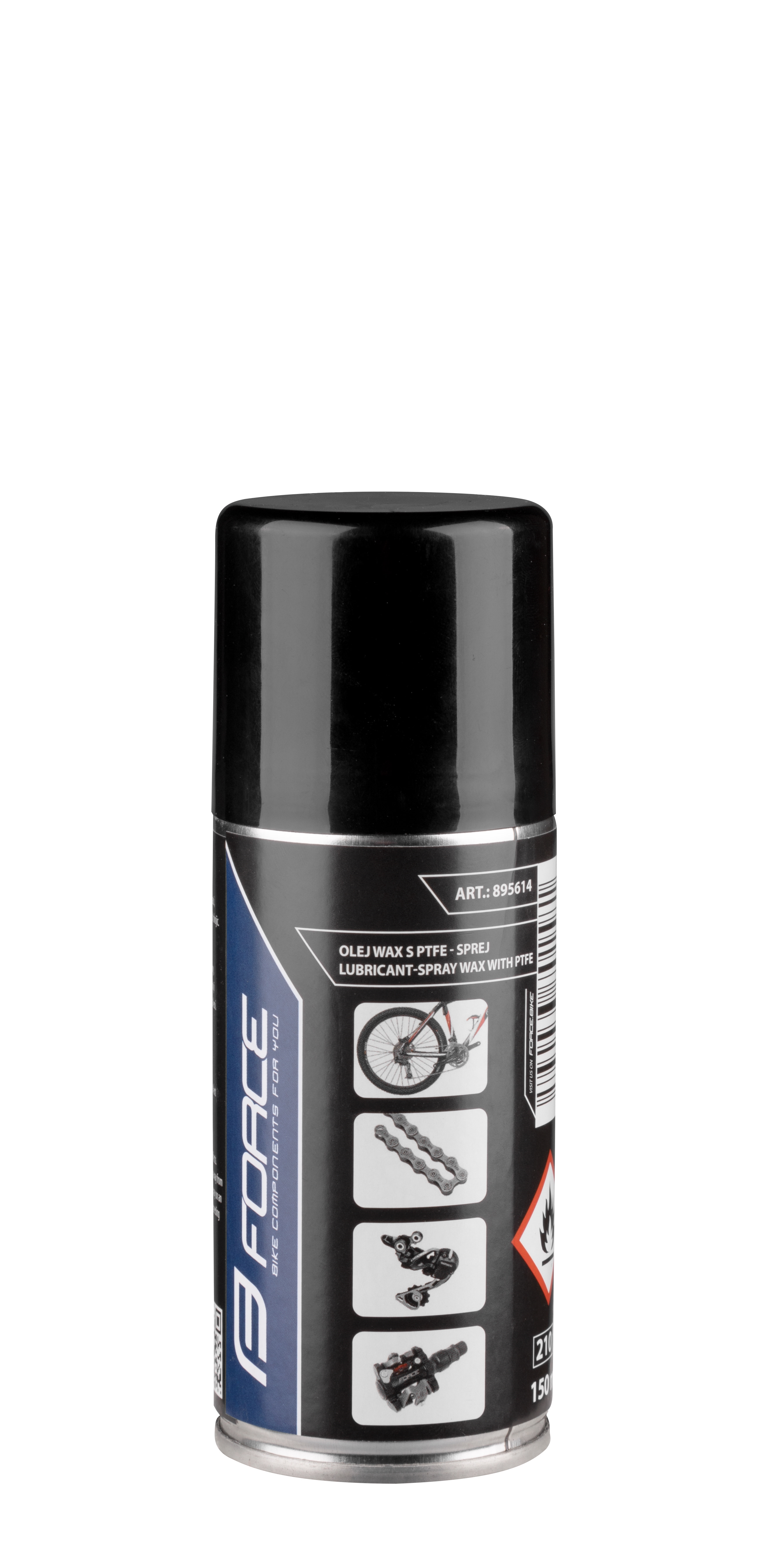 mazivo-sprej FORCE olej WAX s PTFE, 150ml