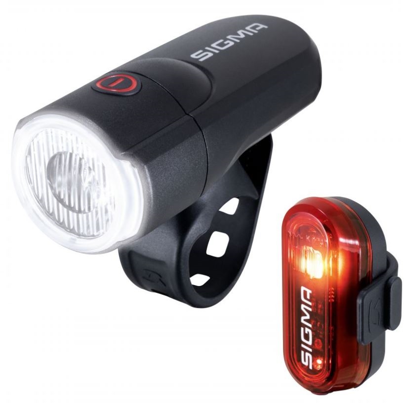 světlo SIGMA AURA 30/CURVE, přední+zadní umístění: Přední a zadní, baterie: USB dobíjecí