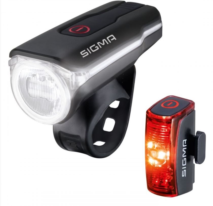světla SIGMA AURA 60/INFINITY umístění: Přední a zadní, baterie: USB dobíjecí