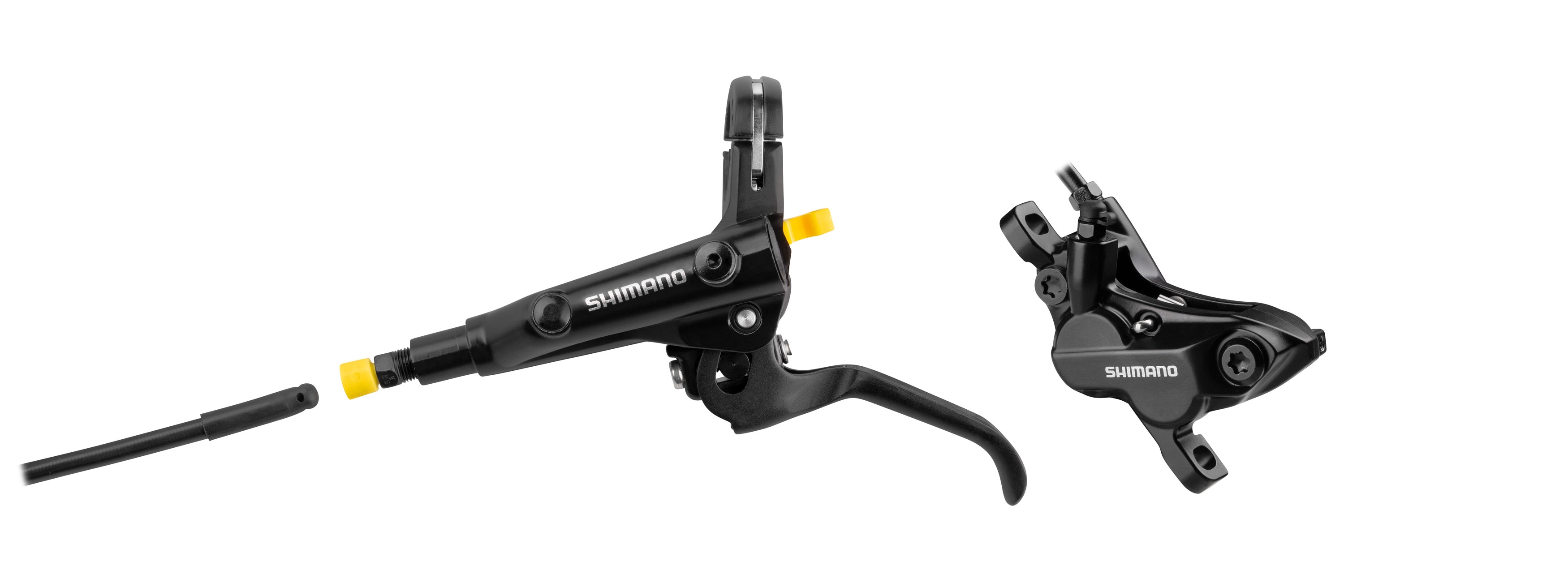 SHIMANO brzda kotoučová přední komplet MT520 černá 100 cm