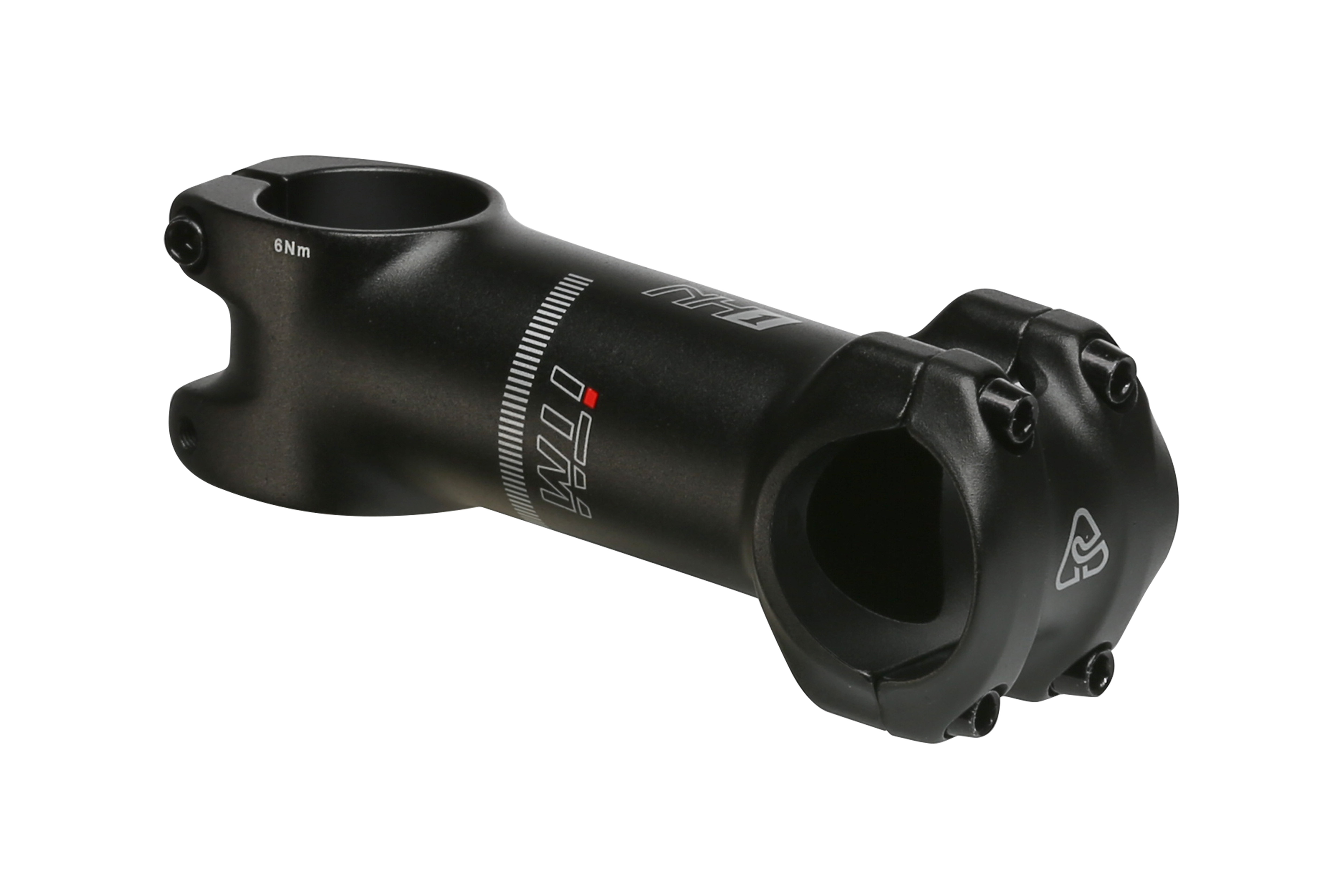 představec ITM NH1 31,8/90mm/6° hliníkový, černý varianta: délka: 90 mm, materiál: hliník, průměr řidítek: 31,8, úhel: 0 st až 7 st