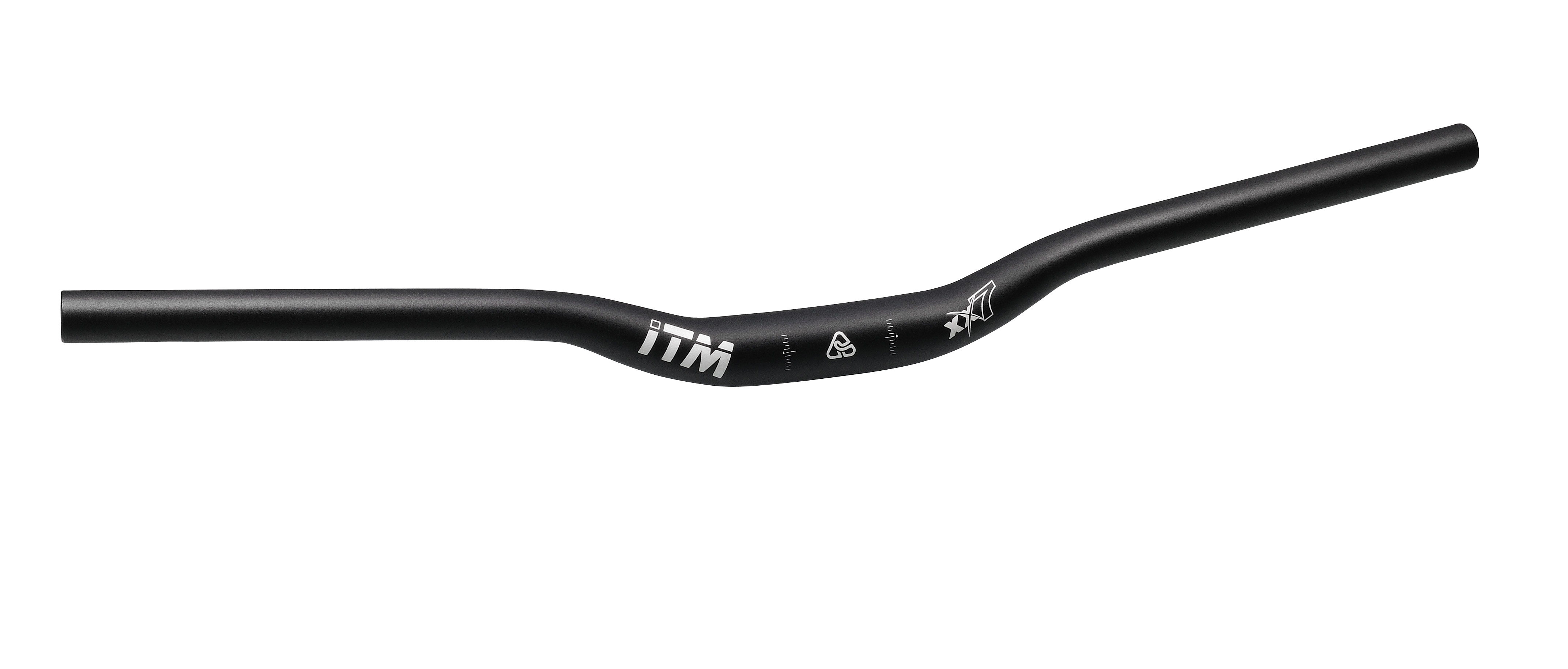 řídítka ITM XX7 MTB prohnutá 31,8/780mm, Al, černá varianta: materiál: hliník, průměr řidítek: 31,8, typ: prohlé, šířka: 780