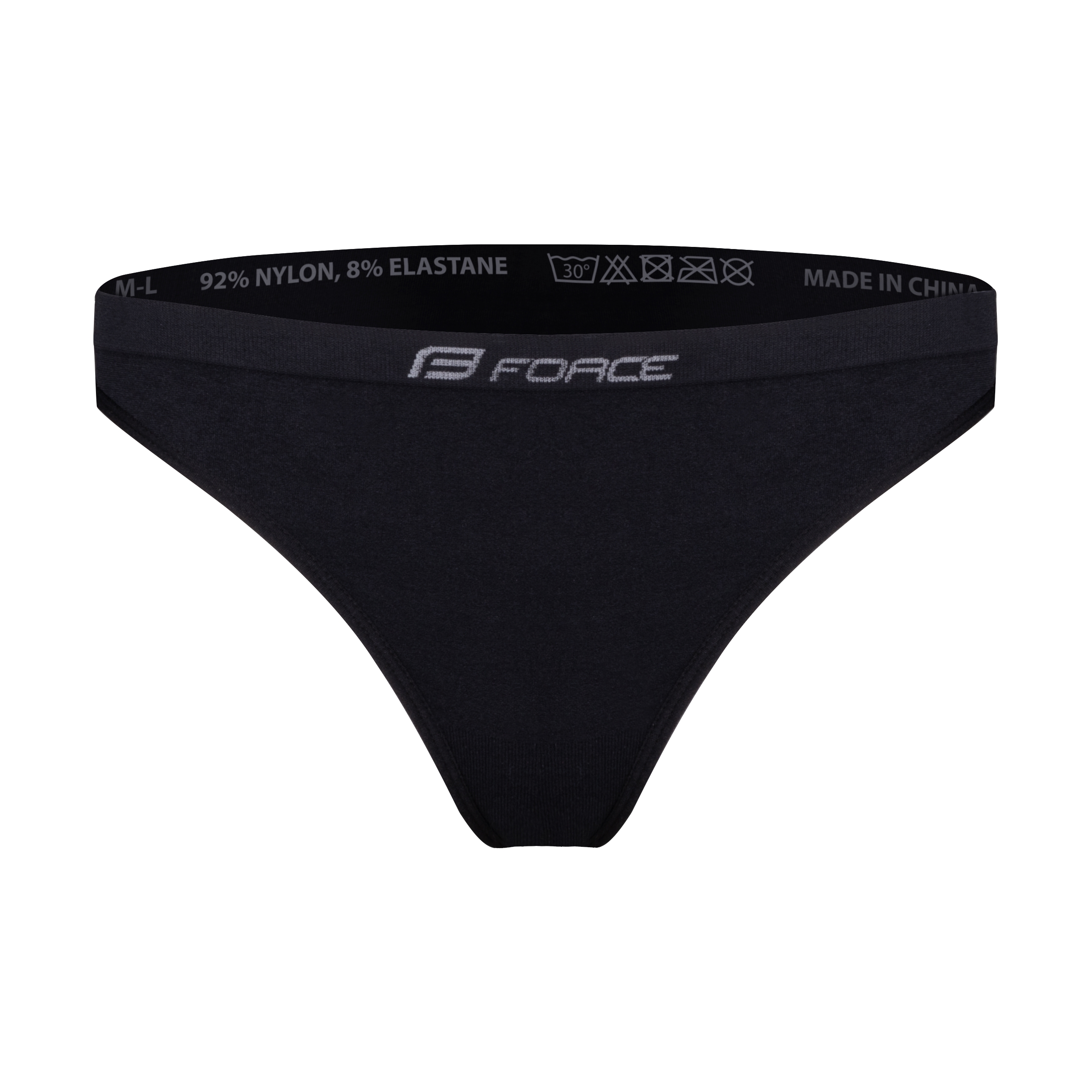 FORCE dámské spodní prádlo-brazilky 3 pack, černé Barva: Černá, Velikost: XL-XXL, určení: dámské