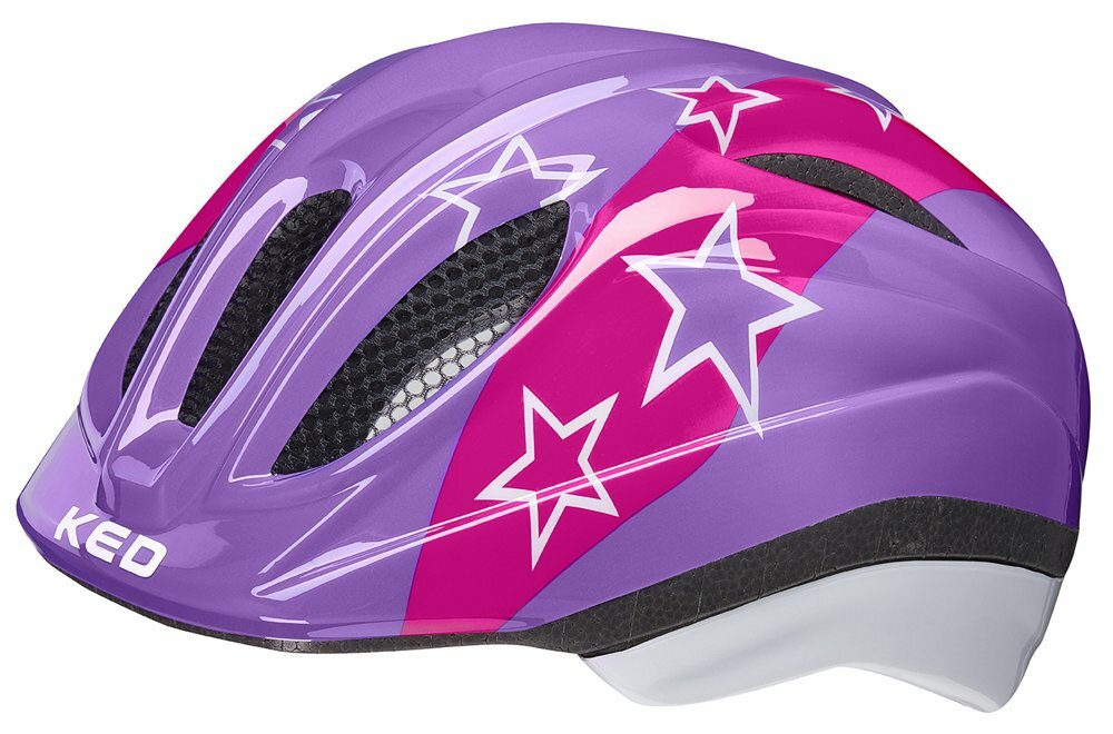 přilba KED Meggy II Trend S lilac stars 46-51 cm Velikost: S