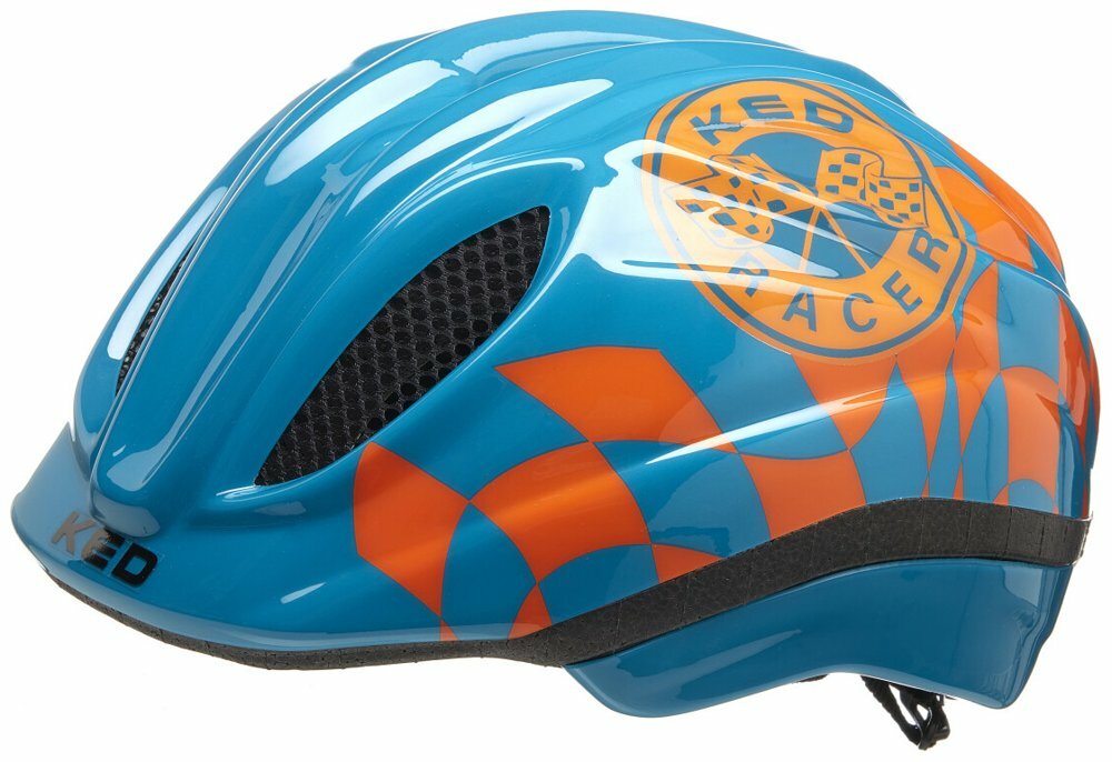 přilba KED Meggy II Trend XS racer petrol orange 44-49 cm Barva: Modrá, Velikost: XS