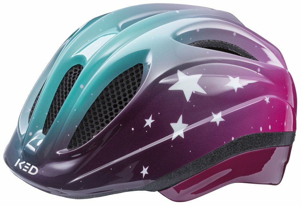 přilba KED Meggy II Trend XS stars pink aqua 44-49 cm Velikost: XS