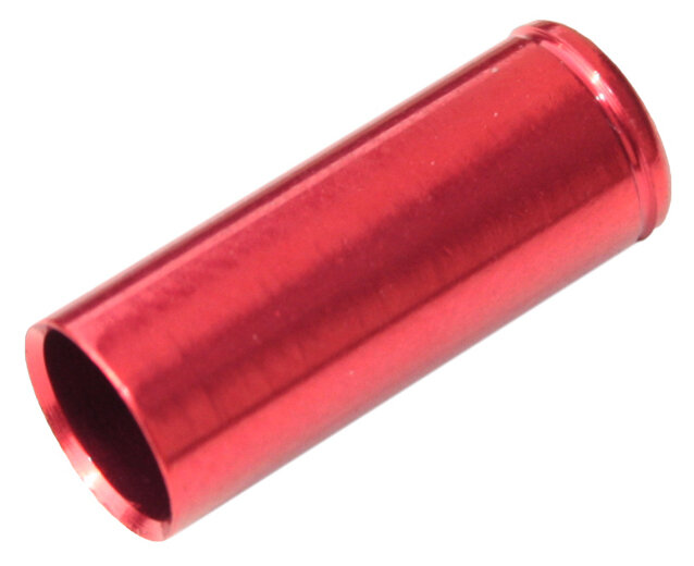 koncovka bowdenu MAX1 CNC Alu 5 mm červená 100 ks Barva: Červená