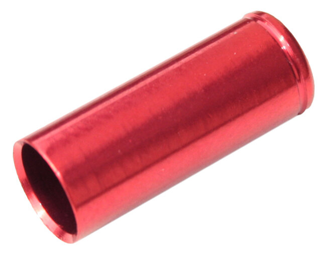 koncovka bowdenu MAX1 CNC Alu 5 mm utěsněná červená 100 ks Barva: Červená
