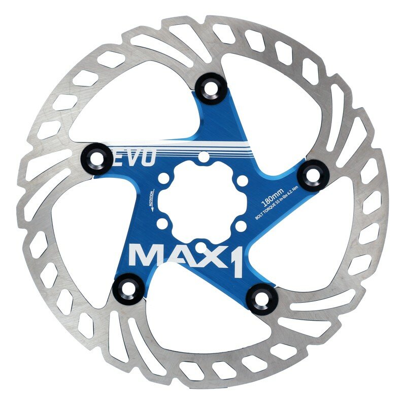 brzdový kotouč MAX1 Evo 180 mm modrý Barva: 6 děr, Velikost: 180 mm