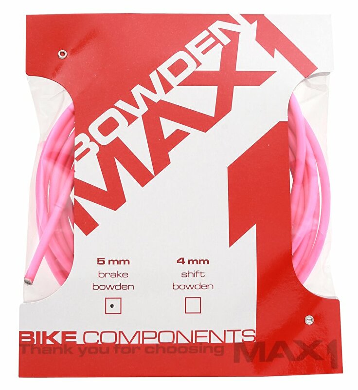bowden MAX1 5 mm fluo růžová balení 3 m Barva: Růžová