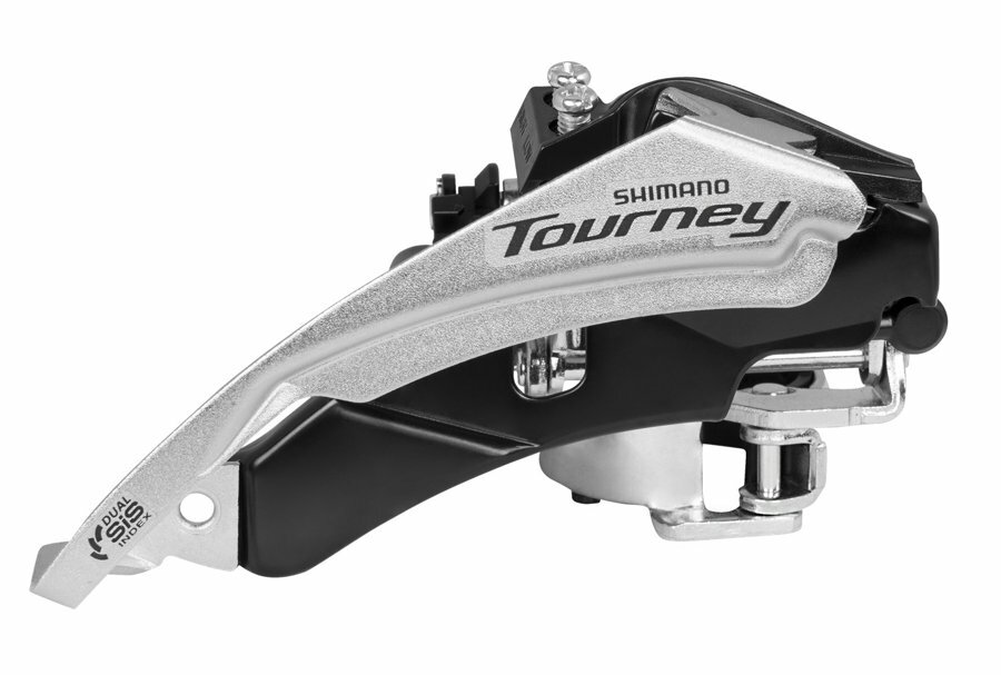 přesmykač SHIMANO FD-TY500TSM6, O 31,8-34,9 Top Swing, Dual pull 42 zubů, pro 6/7speed