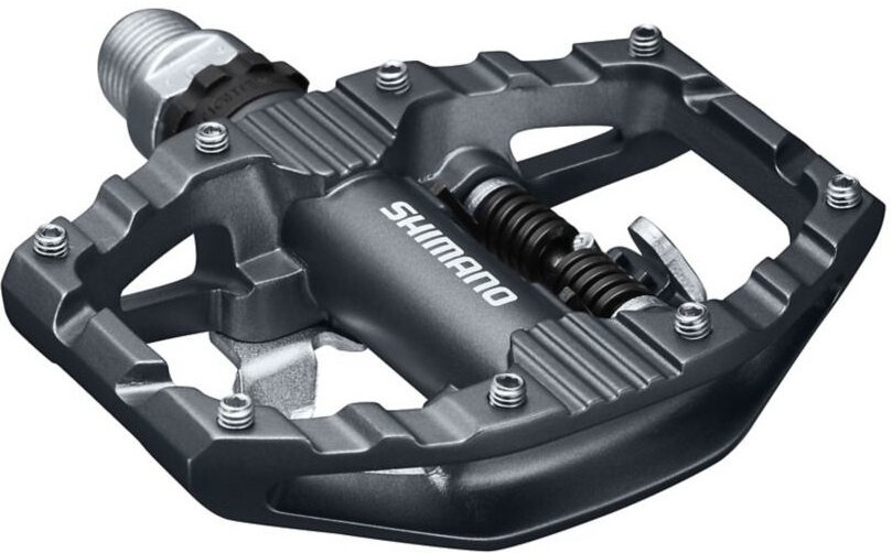 pedály SHIMANO SPD PD-EH500 s kufry SM-SH56 v krabičce Barva: antracitová, Velikost: SPD