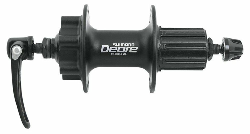 náboj disc SHIMANO Deore FH-M525AAZLS 36d zadní, 6děr,černý, v krabičce