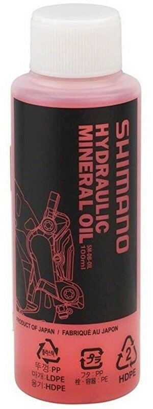 minerální olej hydraulický Shimano 100 ml Barva: Červená, Velikost: 1000 ml