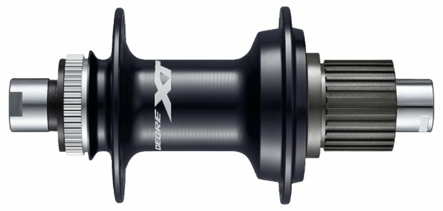 náboj disc SHIMANO XT FH-M8110-B 32děr Center lock 12mm e-thru-axle 148mm 12 rychlostí zadní černý