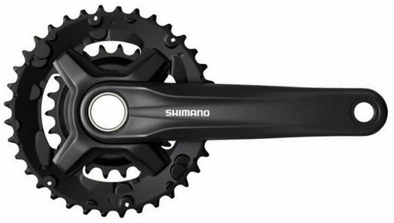 kliky SHIMANO FC-MT210-2, 175mm 36x22, černé, bez krytu, 9 speed, v krabičce Barva: Černá