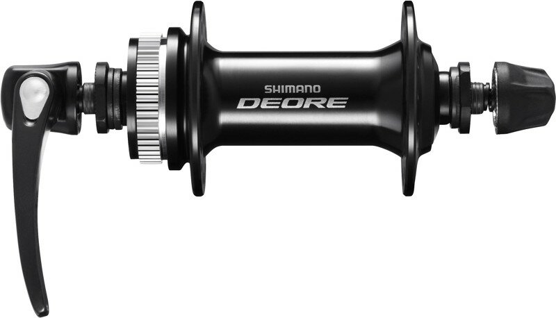 náboj disc SHIMANO Deore HB-M6000BL 32děr přední, Center lock, černý, v krabičce