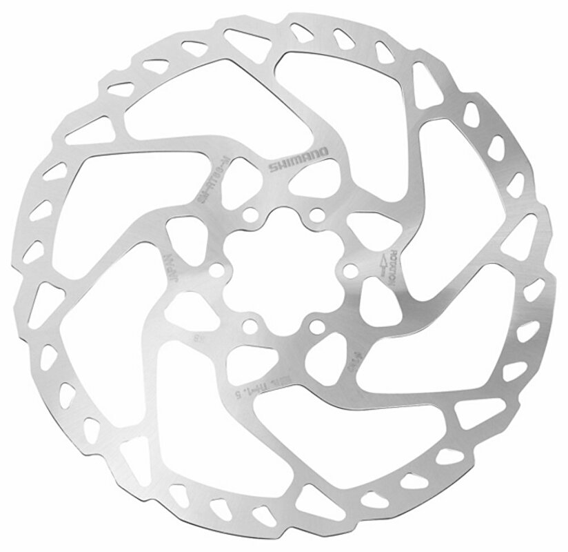 brzdový kotouč SHIMANO SLX SM-RT66M 180 mm, v krabičce Barva: 6 děr, Velikost: 180 mm