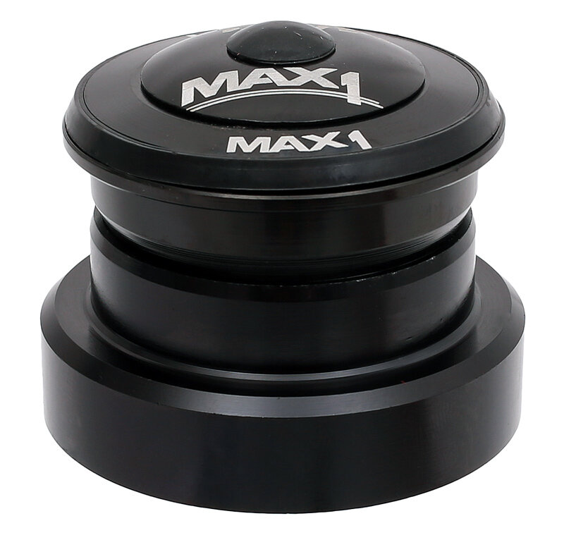 semi-integrované hlavové složení MAX1 s venkovním spodním ložiskem pro 1,5" vidlice, černé Barva: Černá, Velikost: 1,5" 1 1/8"