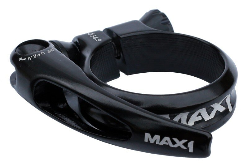 sedlová objímka MAX1 Race 34,9 mm rychloupínací černá Barva: Černá, Velikost: 34,9 mm