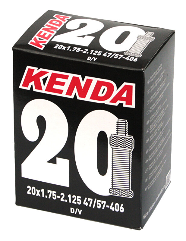 duše KENDA 20x1,75 (47-406) DV 28 mm Barva: ventil DV, Velikost: 20"