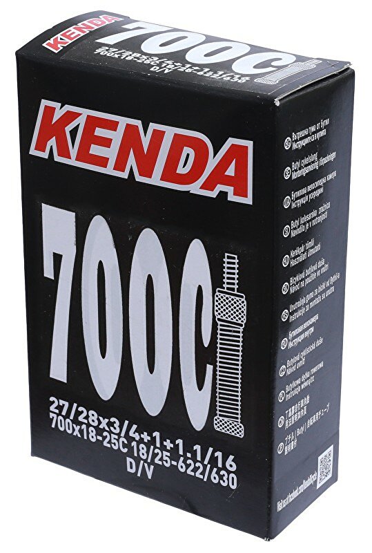 duše KENDA 700x18/25C (18/25-622/630) DV 35 mm Barva: ventil DV, Velikost: 700C