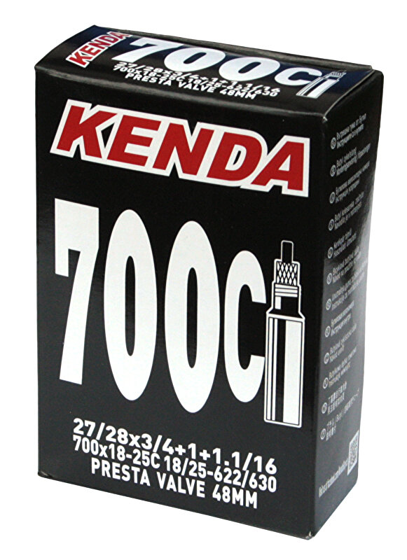 duše KENDA 700x18/25C (18/25-622/630) FV 48 mm Barva: ventil FV, Velikost: 700C